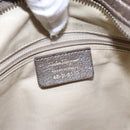 Salvatore Ferragamo Gancini Shoulder Bag Leather Gold Tone Auth ti2796-12