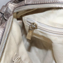 Salvatore Ferragamo Gancini Shoulder Bag Leather Gold Tone Auth ti2796-21