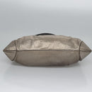 Salvatore Ferragamo Gancini Shoulder Bag Leather Gold Tone Auth ti2796-5