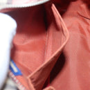 BURBERRY Nova Check Blue Label Shoulder Bag Canvas Red Auth ti2797-20