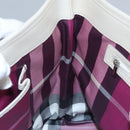 BURBERRY Tote Bag Canvas Navy Auth ti2798-19