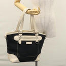 BURBERRY Tote Bag Canvas Navy Auth ti2798-24