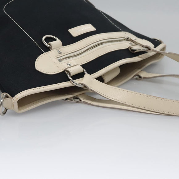 BURBERRY Tote Bag Canvas Navy Auth ti2798