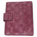 GUCCI GG Canvas Day Planner Cover 2Set Black Purple Auth ti2799-3