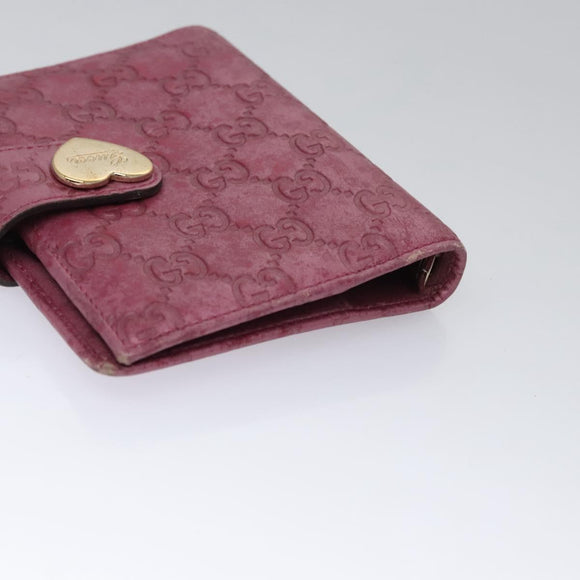 GUCCI GG Canvas Day Planner Cover 2Set Black Purple Auth ti2799