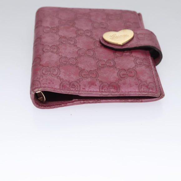 GUCCI GG Canvas Day Planner Cover 2Set Black Purple Auth ti2799