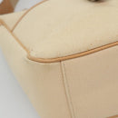 BURBERRY Blue Label Shoulder Bag Canvas Beige Auth ti2800-15