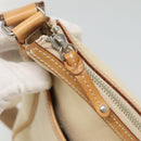 BURBERRY Blue Label Shoulder Bag Canvas Beige Auth ti2800-9