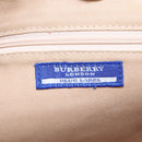 BURBERRY Blue Label Shoulder Bag Canvas Beige Auth ti2800-10