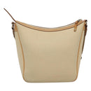 BURBERRY Blue Label Shoulder Bag Canvas Beige Auth ti2800-2