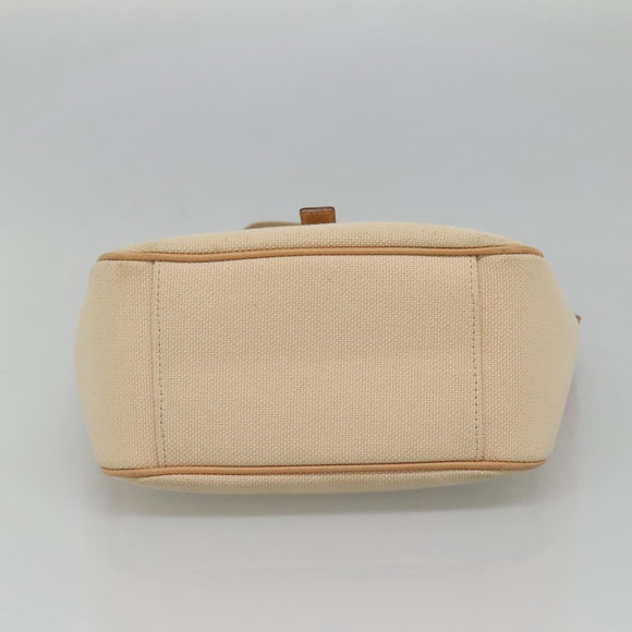 BURBERRY Blue Label Shoulder Bag Canvas Beige Auth ti2800