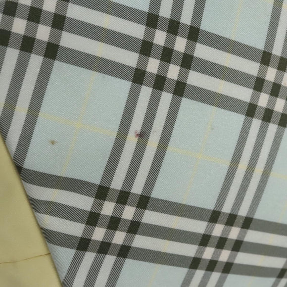 Burberrys Blue Label Tote Bag Nylon Yellow Auth ti2803