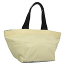 Burberrys Blue Label Tote Bag Nylon Yellow Auth ti2803-1