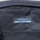 BURBERRY Blue Label Hand Bag Canvas Navy Auth ti2805-10
