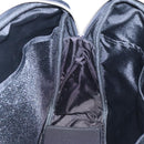 BURBERRY Blue Label Hand Bag Canvas Navy Auth ti2805-20