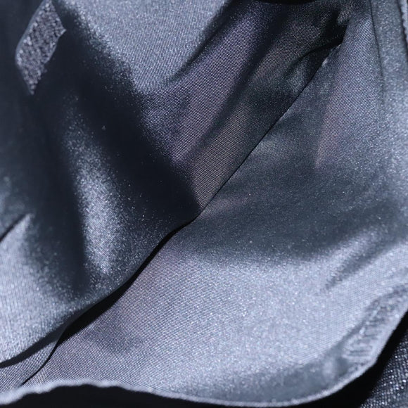 BURBERRY Blue Label Hand Bag Canvas Navy Auth ti2805