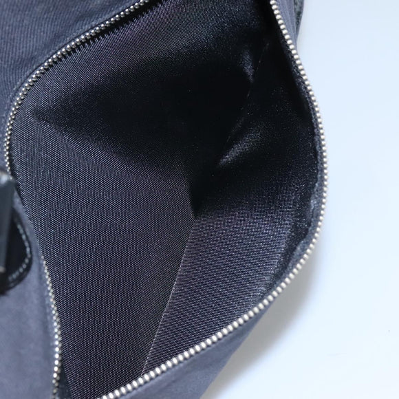 BURBERRY Blue Label Hand Bag Canvas Navy Auth ti2805