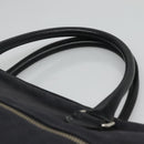BURBERRY Blue Label Hand Bag Canvas Navy Auth ti2805-14
