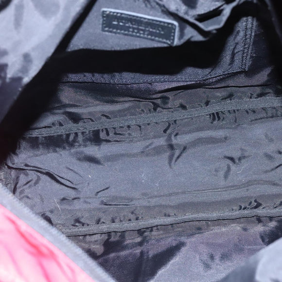 BURBERRY Tote Bag Nylon Red Auth ti2806