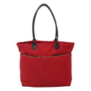 BURBERRY Tote Bag Nylon Red Auth ti2806-2