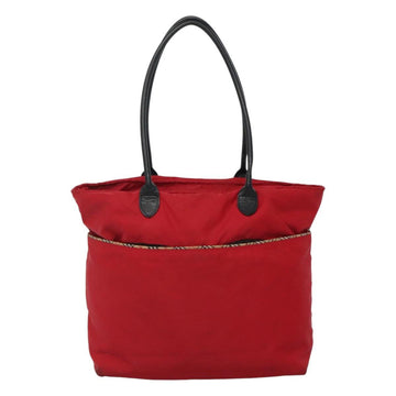 BURBERRY Tote Bag Nylon Red Auth ti2806 - 0