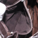 FENDI Zucca Canvas Shoulder Bag Brown Black Auth ti2809-12