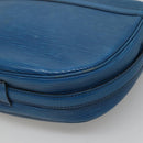 LOUIS VUITTON Epi June Feuille Shoulder Bag Blue M52155 LV Auth ti2813-16