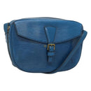 LOUIS VUITTON Epi June Feuille Shoulder Bag Blue M52155 LV Auth ti2813-1