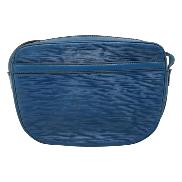 LOUIS VUITTON Epi June Feuille Shoulder Bag Blue M52155 LV Auth ti2813