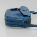 LOUIS VUITTON Epi June Feuille Shoulder Bag Blue M52155 LV Auth ti2813-3
