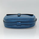 LOUIS VUITTON Epi June Feuille Shoulder Bag Blue M52155 LV Auth ti2813-5