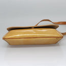 LOUIS VUITTON Monogram Vernis Thompson Street Bag Beige M91301 LV Auth ti2814-5
