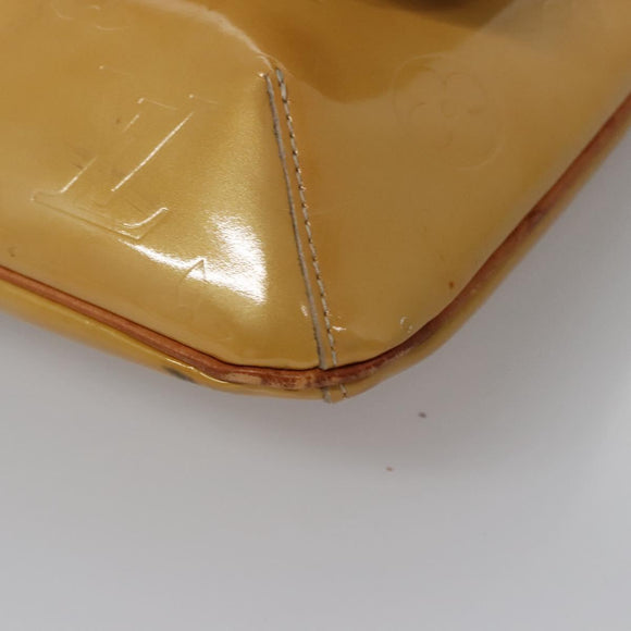 LOUIS VUITTON Monogram Vernis Thompson Street Bag Beige M91301 LV Auth ti2814