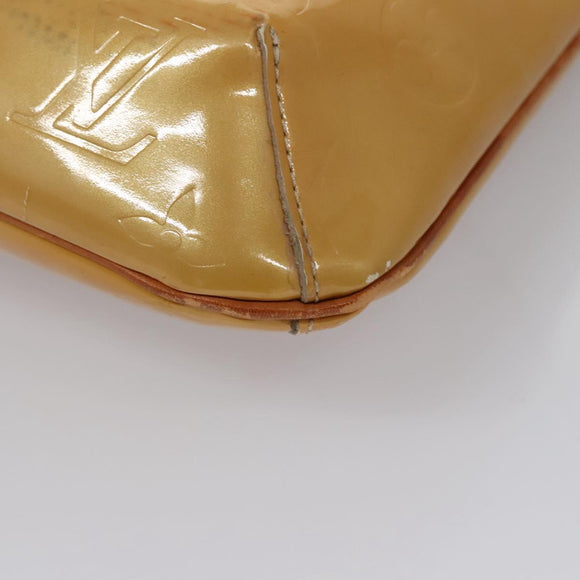 LOUIS VUITTON Monogram Vernis Thompson Street Bag Beige M91301 LV Auth ti2814