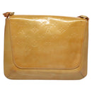 LOUIS VUITTON Monogram Vernis Thompson Street Bag Beige M91301 LV Auth ti2814-2