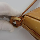 LOUIS VUITTON Monogram Vernis Thompson Street Bag Beige M91301 LV Auth ti2814-8
