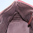 BURBERRY Blue Label Tote Bag Nylon Red Auth ti2825-20