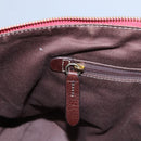 BURBERRY Blue Label Tote Bag Nylon Red Auth ti2825-21