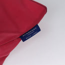 BURBERRY Blue Label Hand Bag Nylon Pink Auth ti2827-18