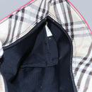 BURBERRY Blue Label Hand Bag Nylon Pink Auth ti2827-20