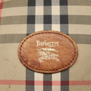 Burberrys Nova Check Blue Label Shoulder Bag Canvas Beige Auth ti2830-17
