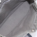 HERMES Fourre Tout PM Hand Bag Canvas Black Gray Silver Auth ti2833-15