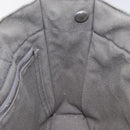 HERMES Fourre Tout PM Hand Bag Canvas Black Gray Silver Auth ti2833-16