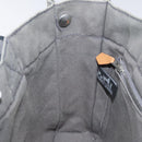 HERMES Fourre Tout PM Hand Bag Canvas Black Gray Silver Auth ti2833-17