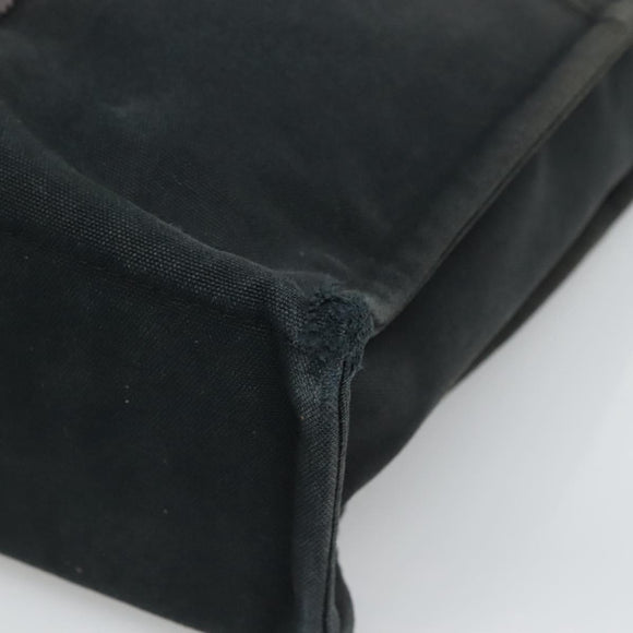HERMES Fourre Tout MM Hand Bag Canvas Black Auth ti2835