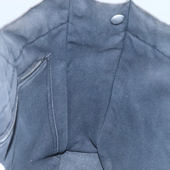 HERMES Fourre Tout MM Hand Bag Canvas Black Auth ti2835