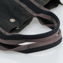 HERMES Fourre Tout MM Hand Bag Canvas Black Auth ti2835-7