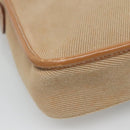 BURBERRY Blue Label Shoulder Bag Canvas Beige Auth ti2844-16