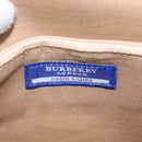 BURBERRY Blue Label Shoulder Bag Canvas Beige Auth ti2844-11