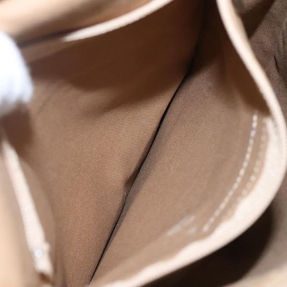 BURBERRY Blue Label Shoulder Bag Canvas Beige Auth ti2844